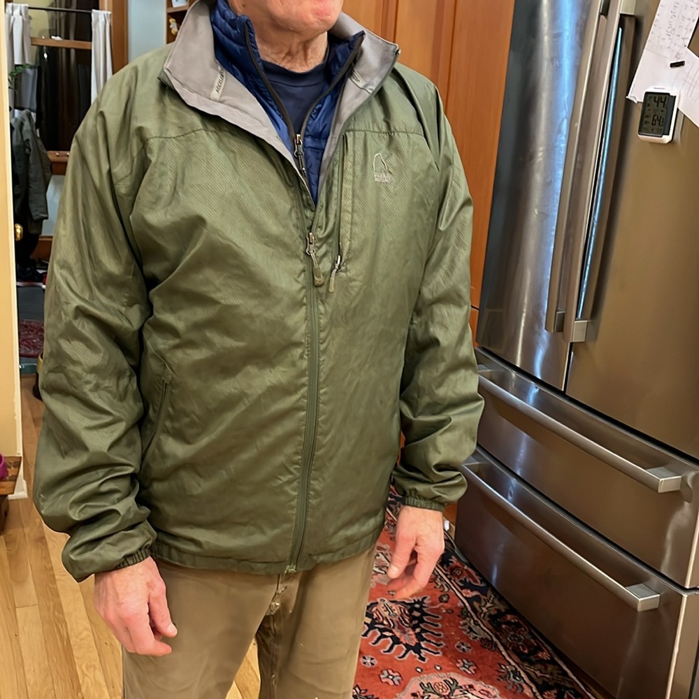 Utilitarian, Sierra designs, windbreaker, lined and w many details